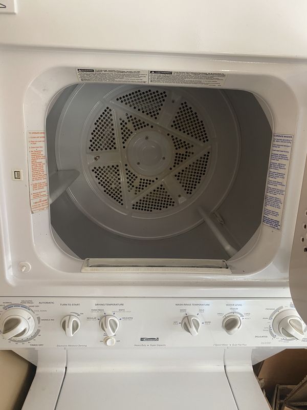 Kenmore Heavy Duty Super Capacity Combo Washer Dryer Stackable for Sale