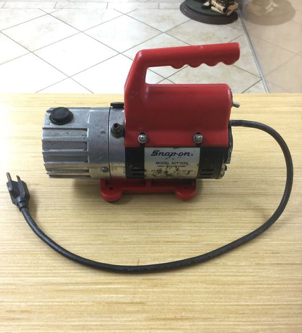 SNAPON HIGH VACUUM PUMP ACT1520 for Sale in Margate, FL OfferUp