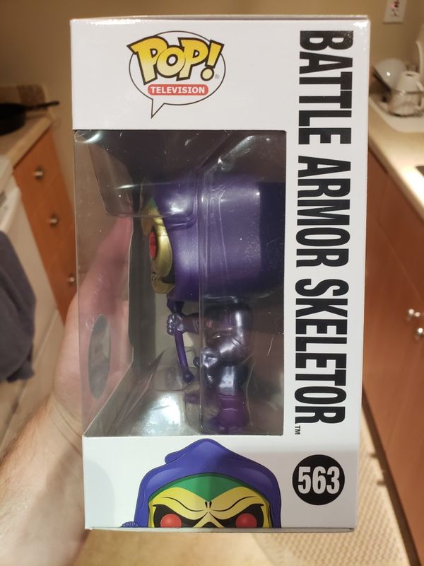 funko pop metallic skeletor