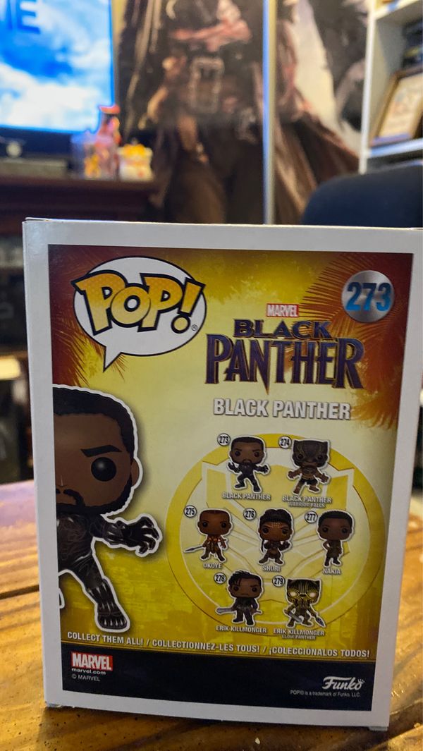 black panther glow funko pop