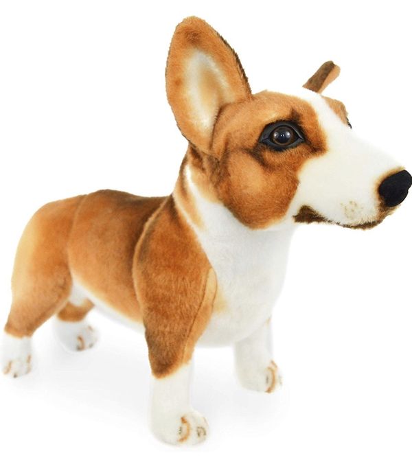 realistic corgi plush