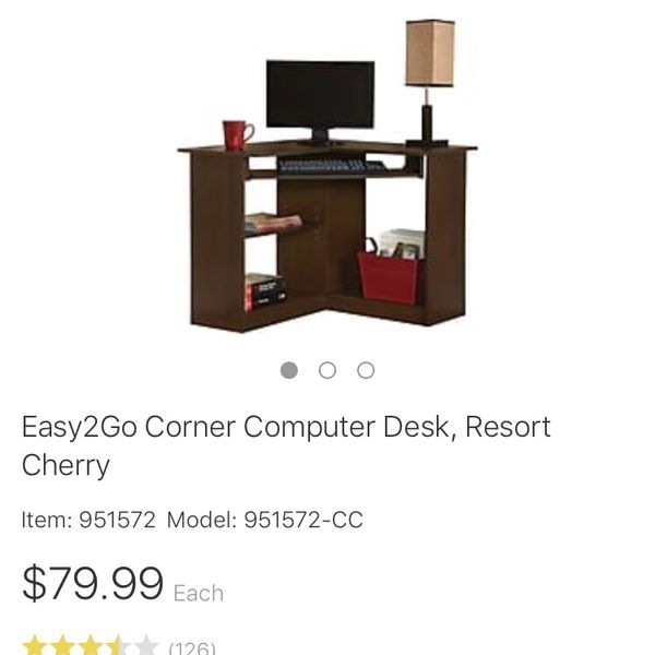 Easy2go Corner Computer Desk 2019 Best Inspiration Images Easy2go Corner Puter Desk Resort Cherry Item 951572 Model