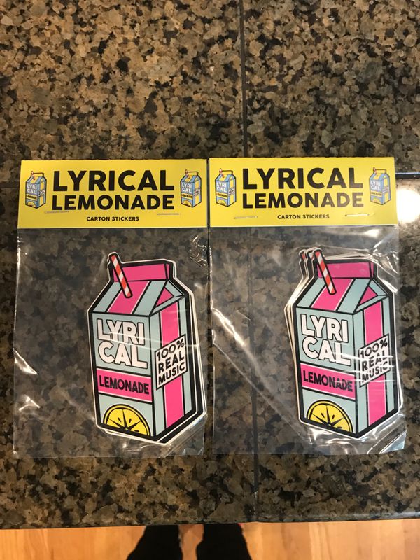 lyrical lemonade sticker