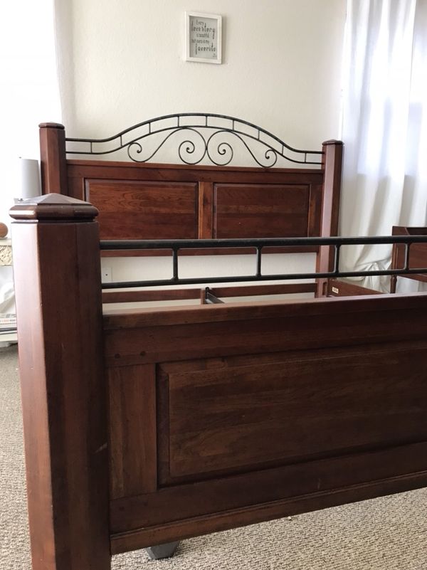 King Bed Frame Bob Timberlake Lexington Real Cherry Wood For 350sold