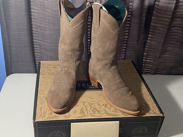 tecovas waterproof suede