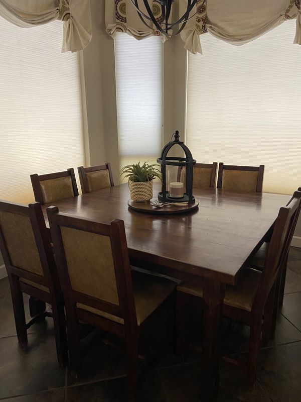 Square wood dining table 60x60 seats 8 for Sale in Phoenix ...