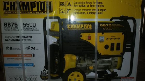 champion 6875 generator price