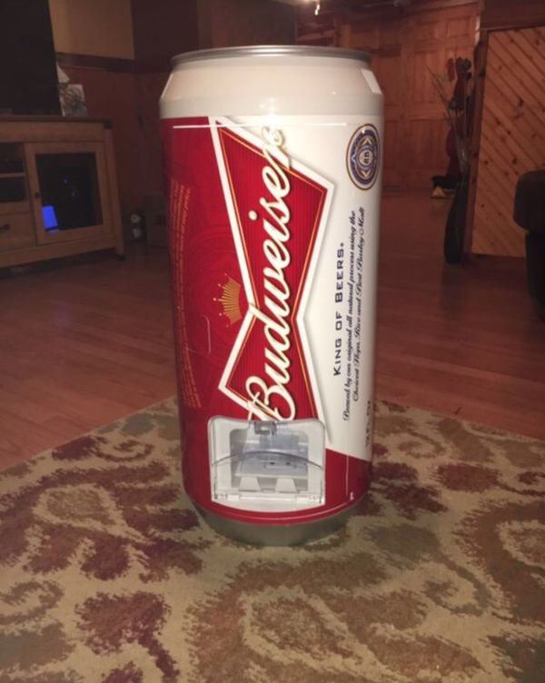 Budweiser mini fridge can dispenser for Sale in Portland, OR OfferUp