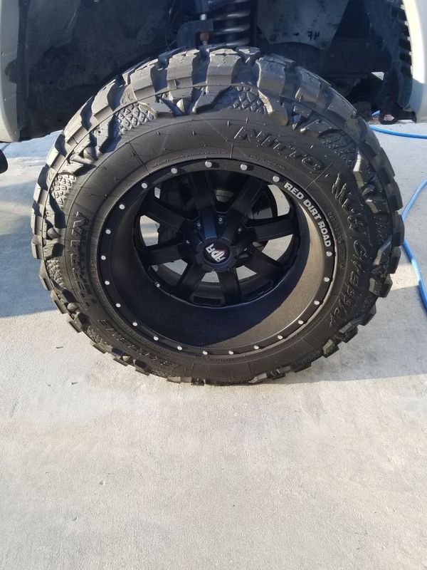 35 12.50 20 nitto mud grapplers 20x12 rdr wheels toyota tacoma,ford ...