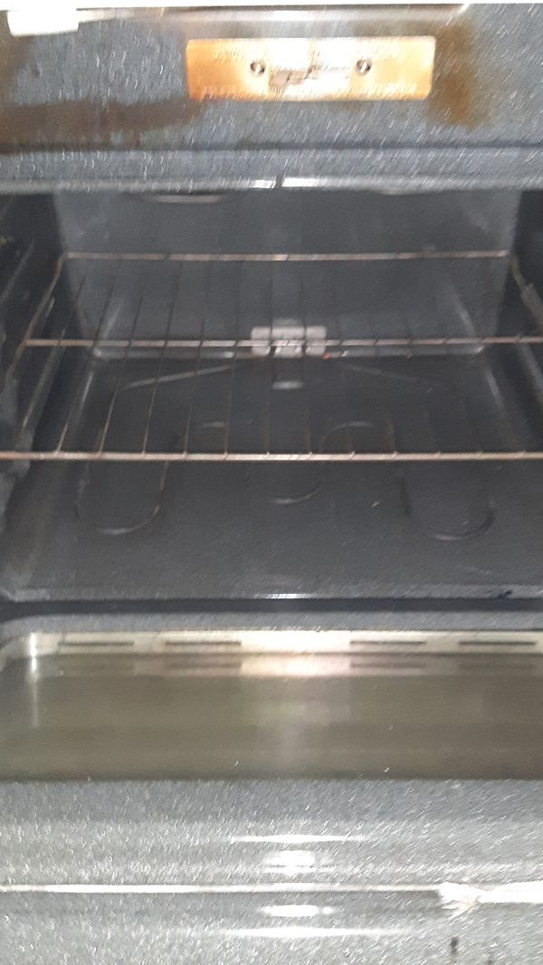 GE Profile true temp electric stove for top burners and brand new oven