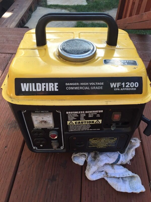 Wildfire Commercial Grade Generator WF1200 for Sale in San Jose, CA
