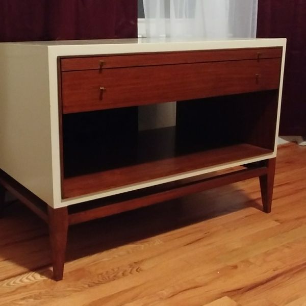Henredon Furniture Barbara Barry Walnut And Faux Parchment Side Table Chest For In Cherryville Nc Offerup