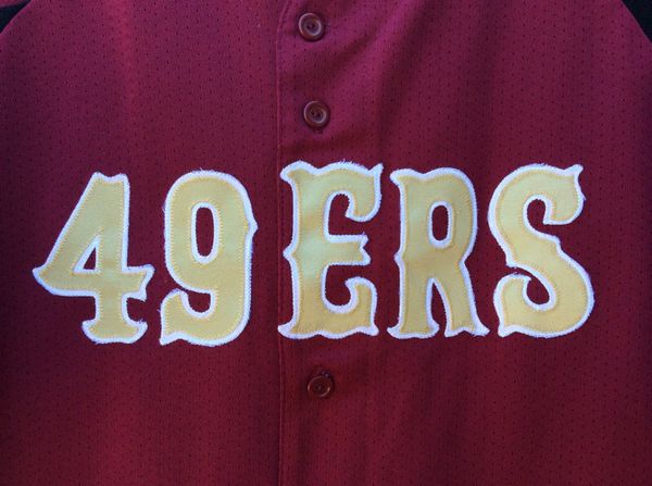San Francisco 49ers Baseball Jersey Men's 2XL for Sale in San Jose, CA ...