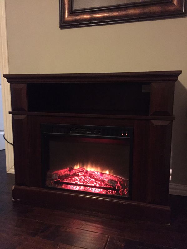 Electric fireplace w/ tv stand for Sale in Dallas, TX OfferUp