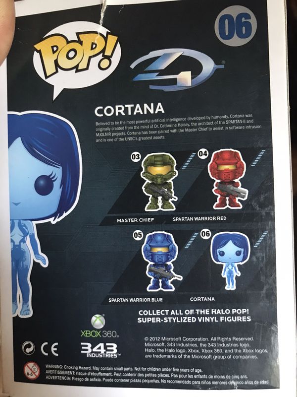 halo cortana funko pop