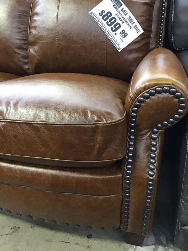 Halliburton Leather Sofa For In Ontario Ca Offerup