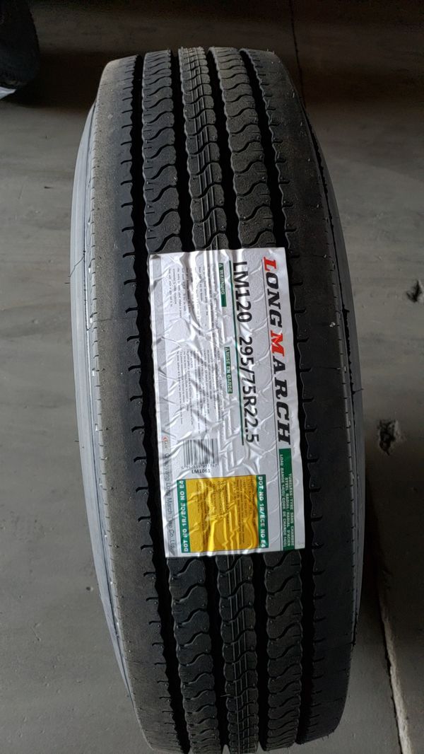 Low pro 22.5... LONGMARCH DRIVE/STEER/TRAILER TIRES for Sale in