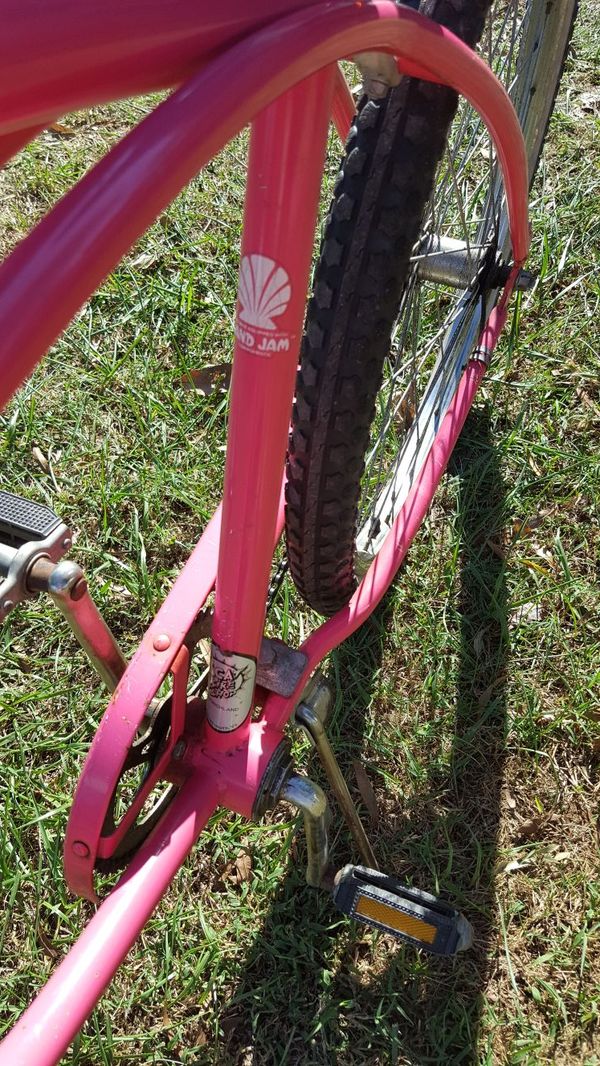 Vintage jamis earth cruiser beach cruiser bike men's pink for Sale in