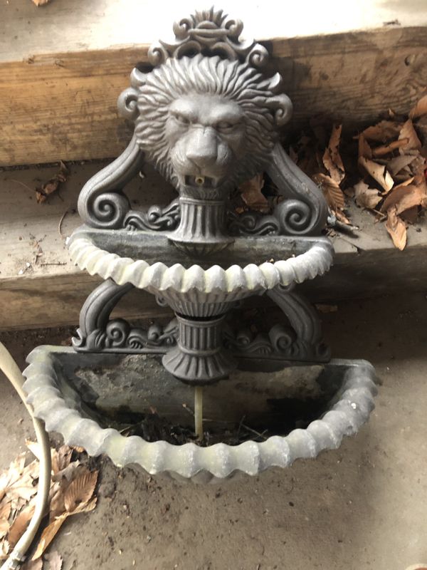 Cast iron lion wall fountain for Sale in Elmira, NY OfferUp
