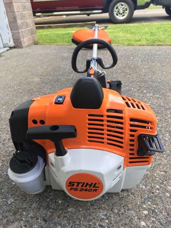 Stihl Fs 240 R Commercial Heavy Duty 38cc Trimmerwith 3 Knife