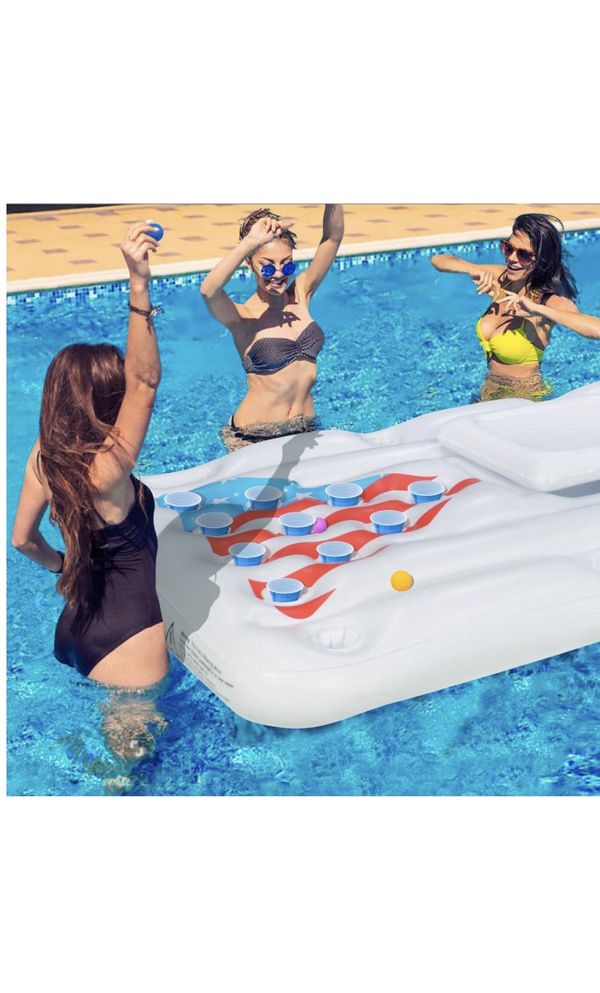 beer pong pool float