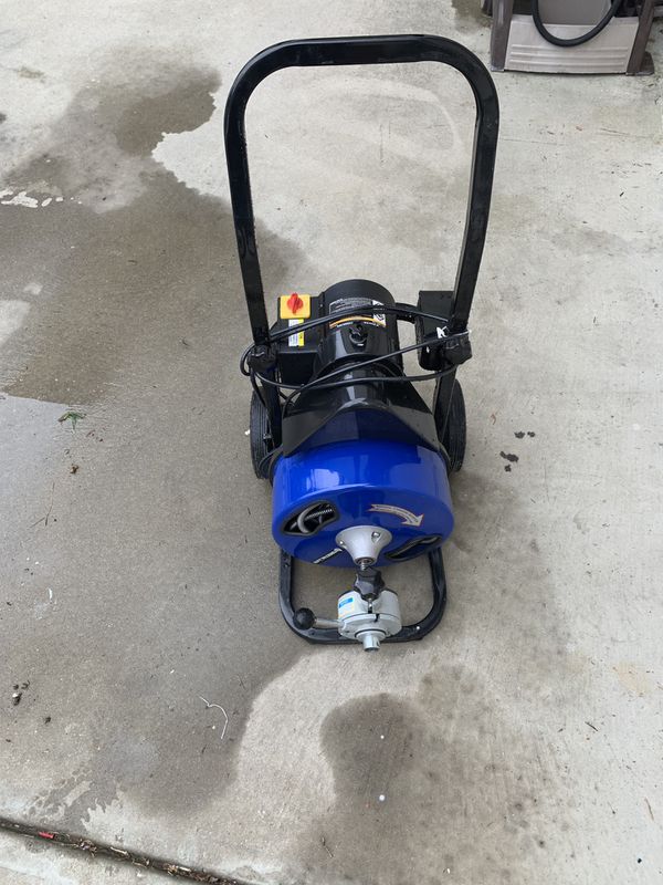 HYDROSTAR DRAIN MONSTER 50 Ft. Commercial PowerFeed Drain Cleaner With GFCI for Sale in