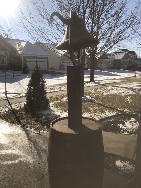 Large Antique Fredericktown, Ohio Cast Iron Bell for Sale in Elgin, IL OfferUp