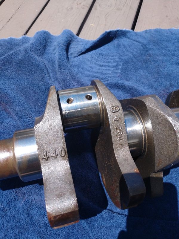 Dodge Chrysler Mopar RB big block 440 cast crankshaft standard standard