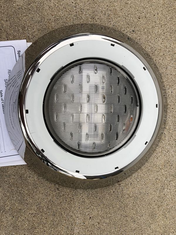 Pentair Aqualumin II,III 250w halogen nicheless pool light, for parts for Sale in Carlsbad, CA