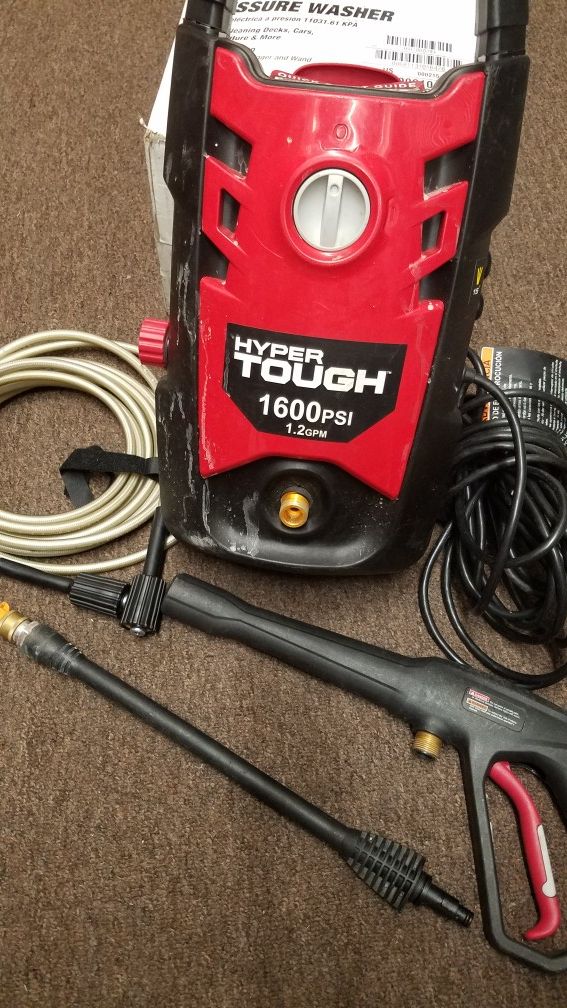 Hyper tough electric pressure washer 1600 psi for sale in fort