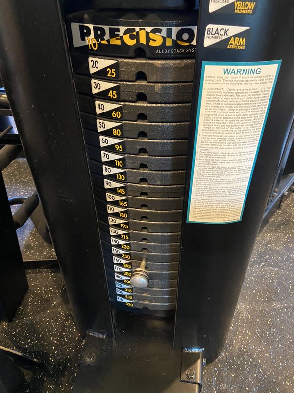 VECTRA Fitness 4800 4stack home gym / weight machine / exercise