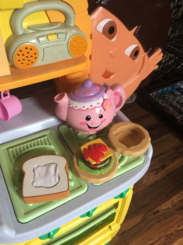 fisher price dora talking kitchen