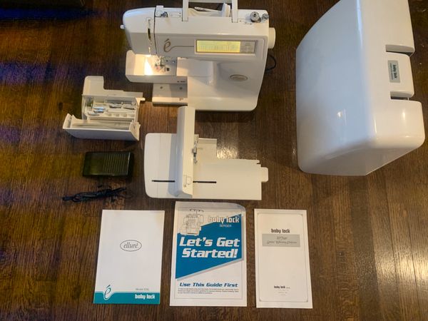 Baby Lock Ellure ESL Computerised Embroidery Sewing Machine + Case