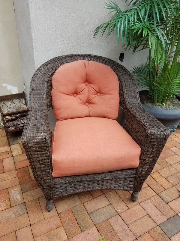 4 pc. North Cape Resin Wicker 2 Chairs Patio Furniture Set