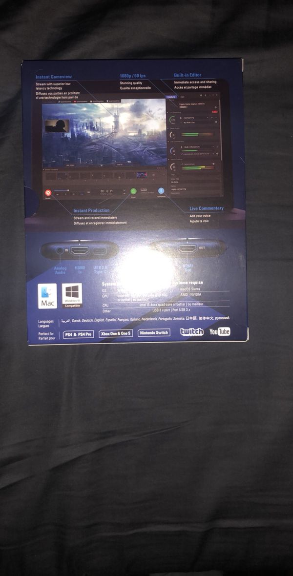 Elgato HD60S capture card for Sale in Dundee, FL - OfferUp