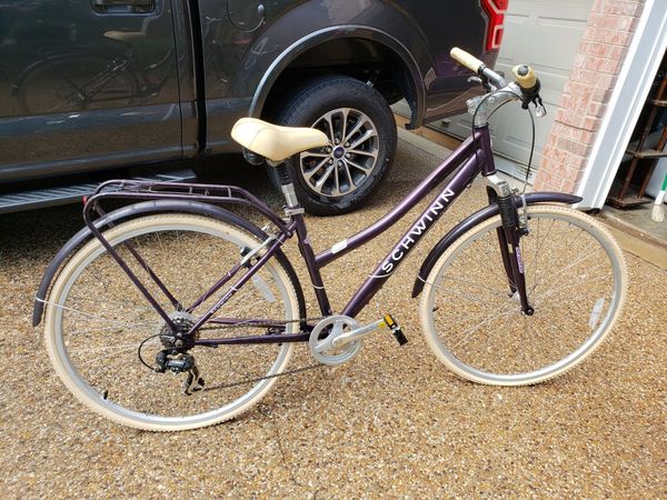 schwinn women's hybrid bike purple