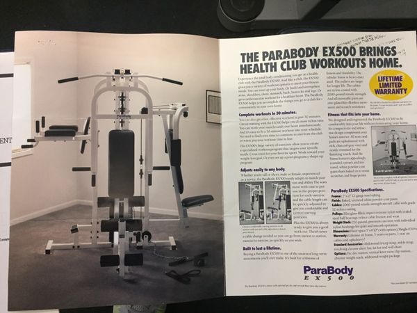 Parabody EX500 Multi Station Gym with tons of extras! for Sale in