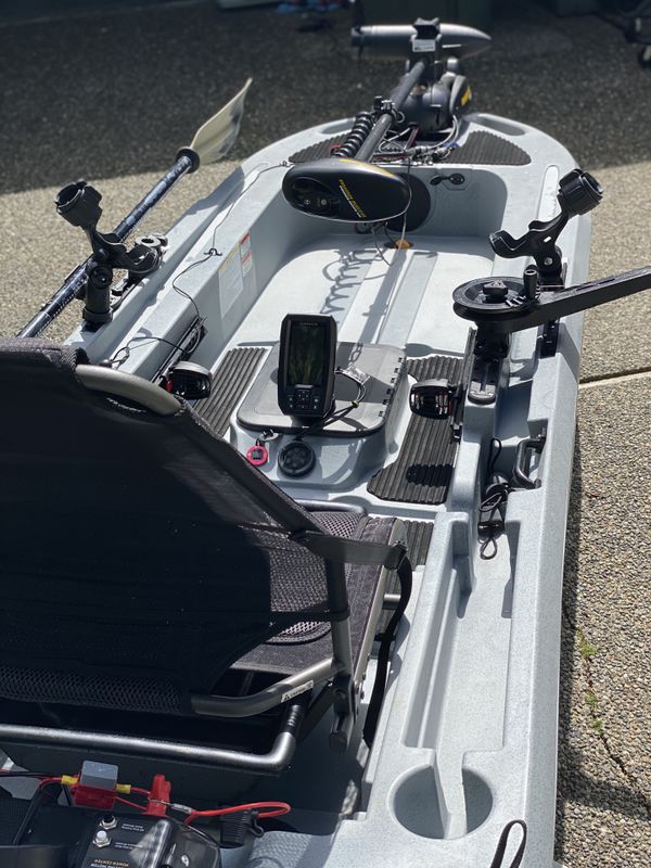 Ascend 133X Recreational Kayak- Fully rigged Fishing Kayak for Sale in 