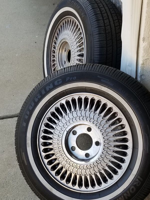 Ironman touring white wall tires Cadillac wheels for Sale in Hawthorne, CA OfferUp