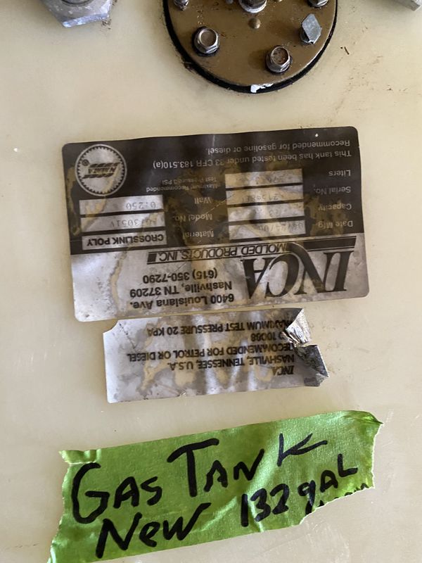 New INCA 132 gallon gas tank for Sale in Boynton Beach, FL OfferUp