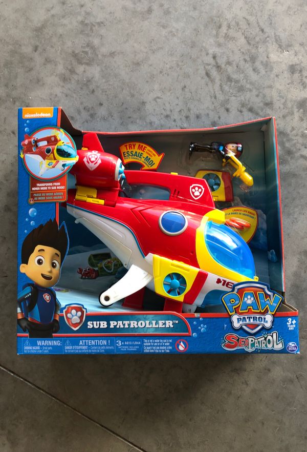 paw patrol sub patroller argos