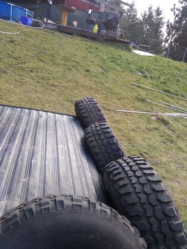 35x12 50x15 mud king tires on 6 lug toyota rims for sale in gig harbor
