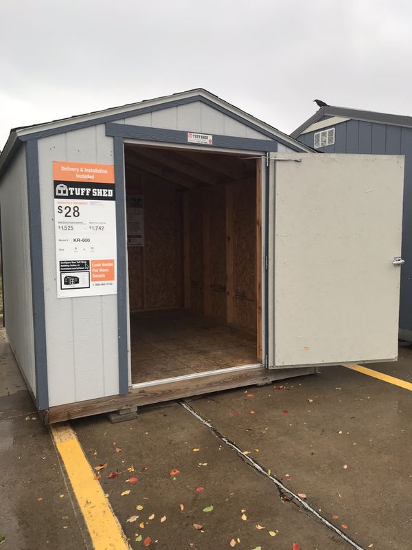 tuff shed 8x10 kr600 display for sale! located at skillman