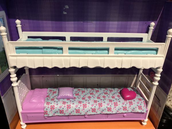 barbie bunk bed set