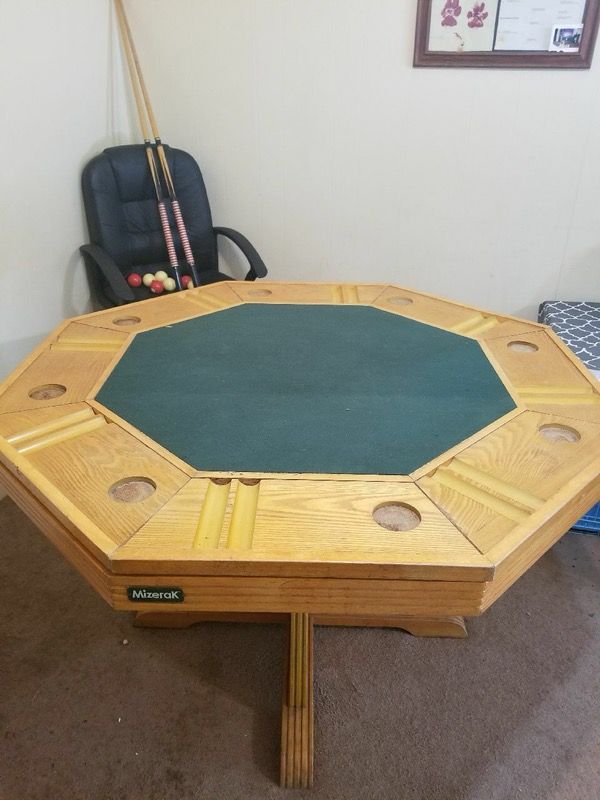 Mizerak 3 in 1 poker bumper pool table for sale in fayetteville nc