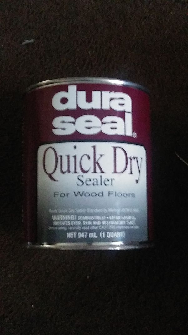 Dura seal quick dry sealer for wood floors... 1qt can for 5 . you