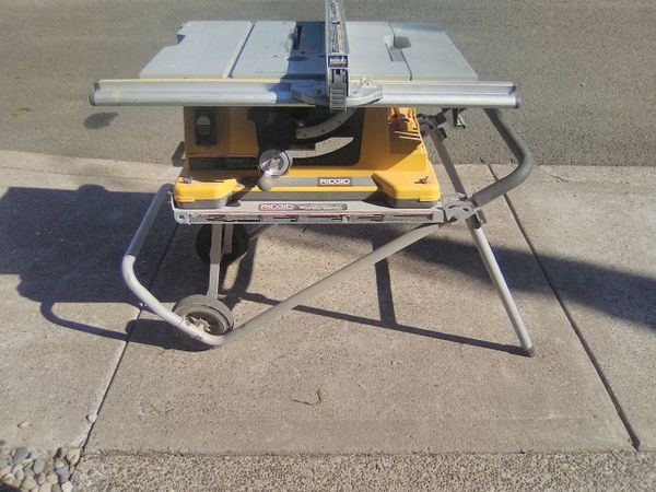 Ridgid TS24001 table saw with stand for Sale in Portland, OR OfferUp