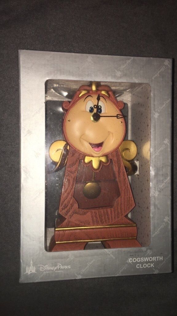 beauty and the beast clock toy