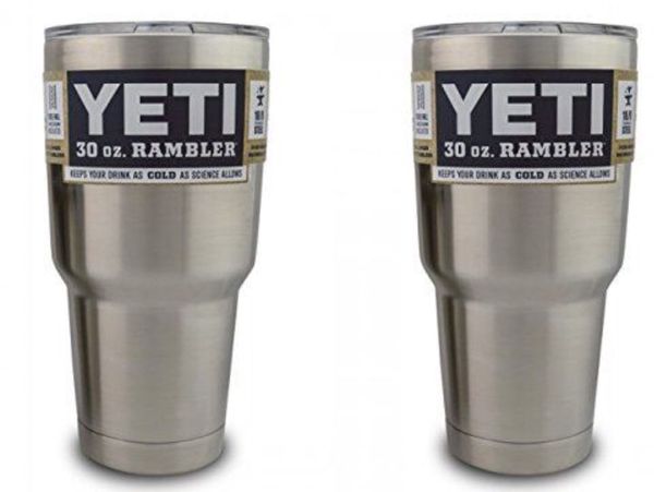 silver yeti tumbler