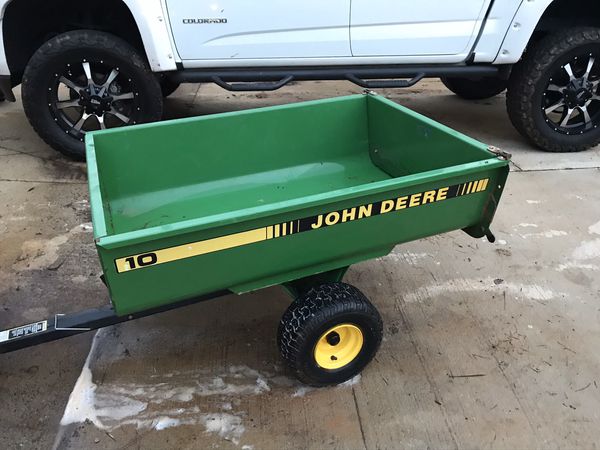 John Deere 10 cubic Foot dump cart / Trailer 1120 pound capacity! for ...